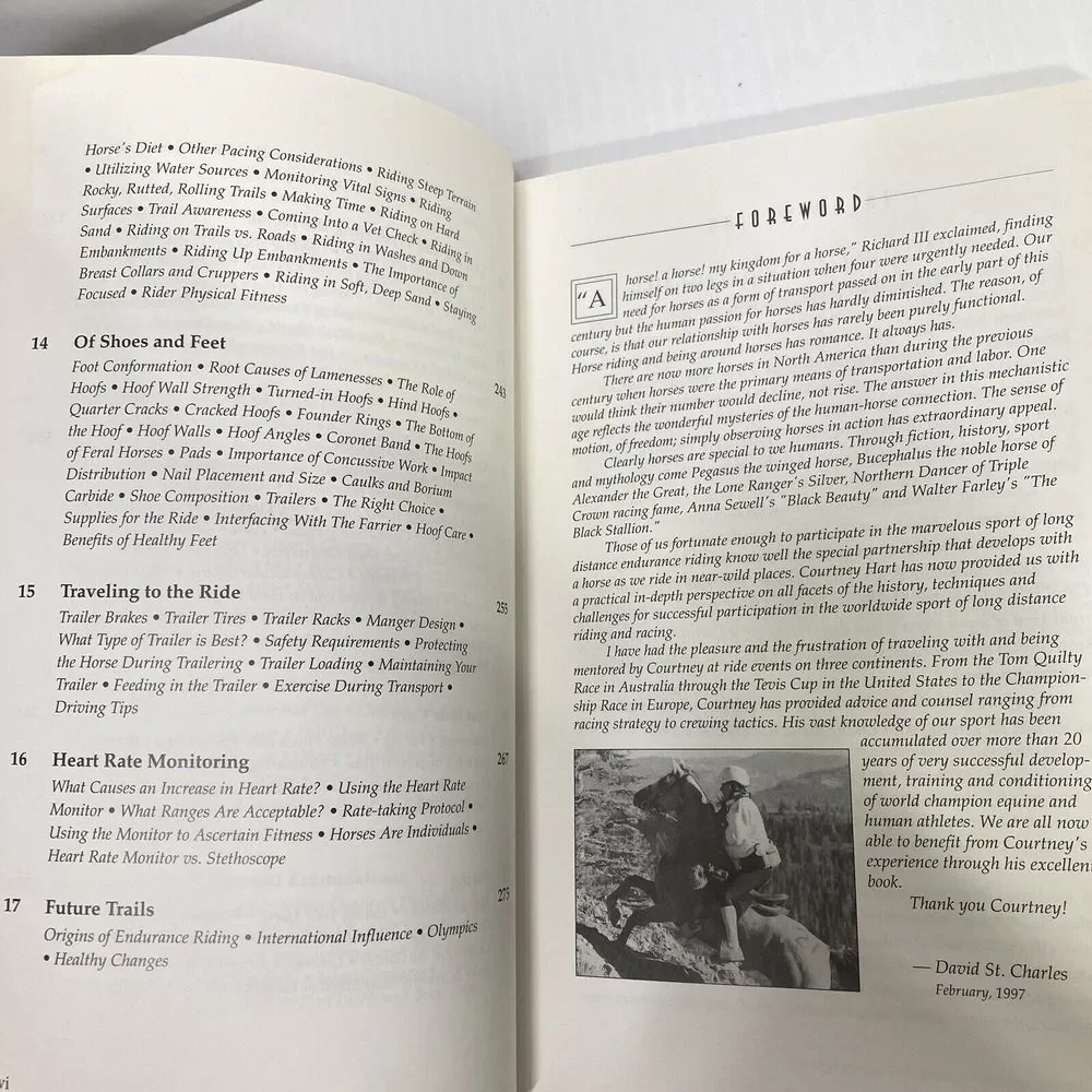 Winning Strategies for Endurance Horse Racing‎ Courtney Hart SIGNED Copy 1997 PB